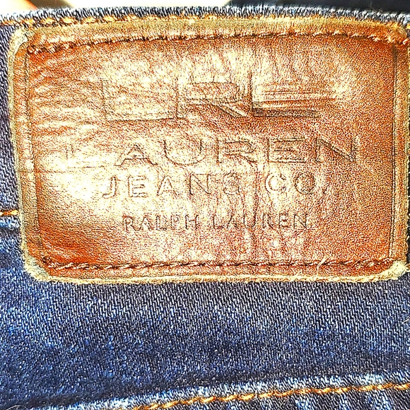18W LAUREN RALPH LAUREN CLASSIC STRAIGHT WOMENS JEANS DARK WASH - Picture 5 of 6